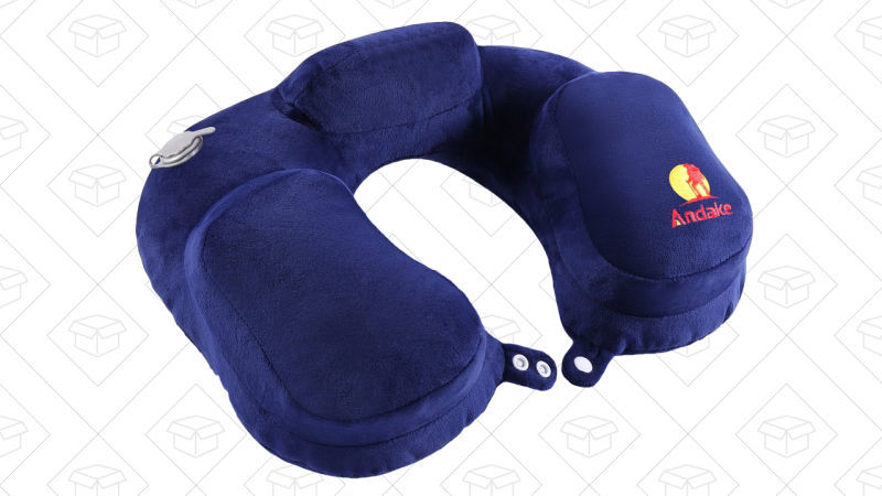 Almohada de viajes Andake, $11 con cĂłdigo NTP1087P
